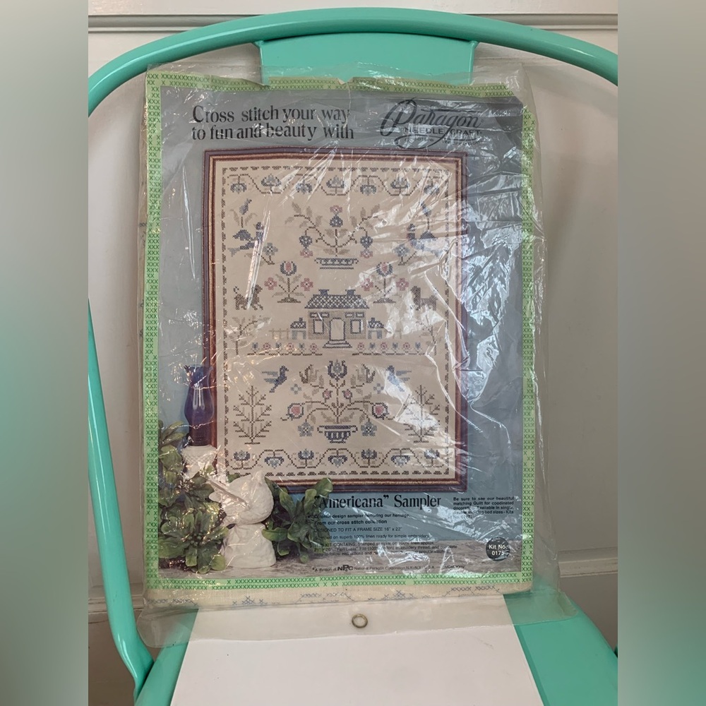 Vintage Paragon Needlecraft Americana Sampler 0175